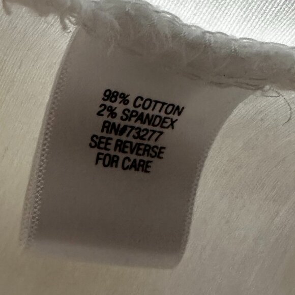 Croft & Barrow White Stretch Denim Jacket Women's L - Picture 3 of 6